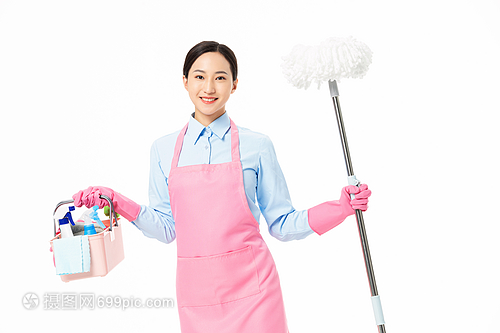 家政服務(wù)女性清潔打掃